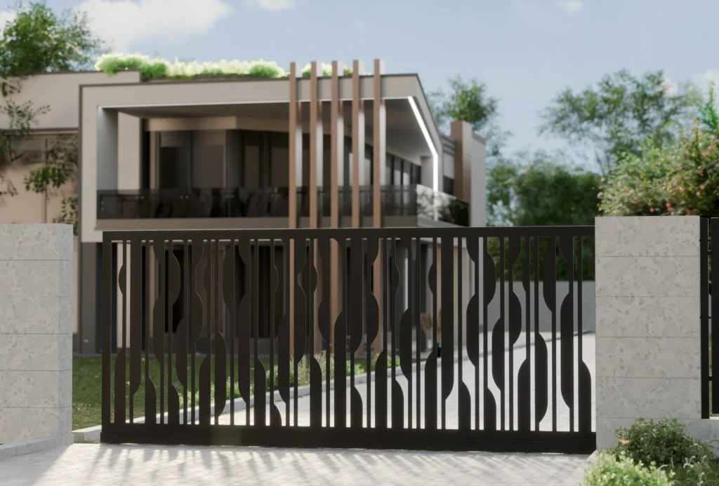 Brama przesuwna Modern