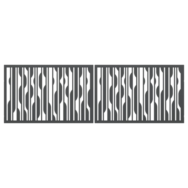 Brama dwuskrzydłowa Modern