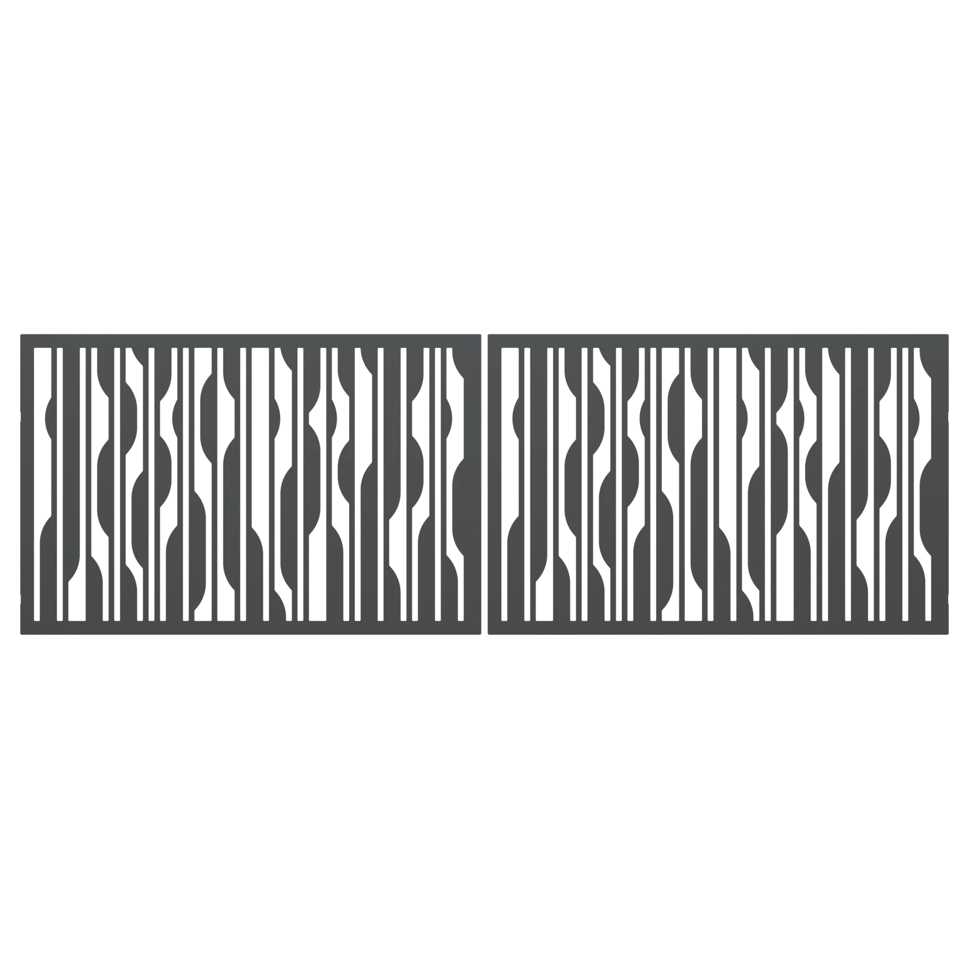 Brama dwuskrzydłowa Modern